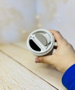 مینی تراول ماگ فانتزی دورچرمی استیل کد 2993