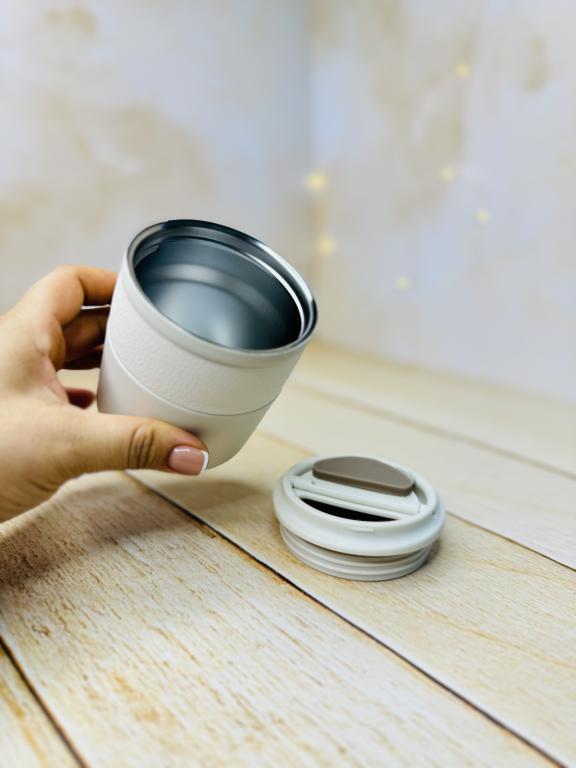 مینی تراول ماگ فانتزی دورچرمی استیل کد 2993