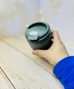 مینی تراول ماگ فانتزی دورچرمی استیل کد 2993