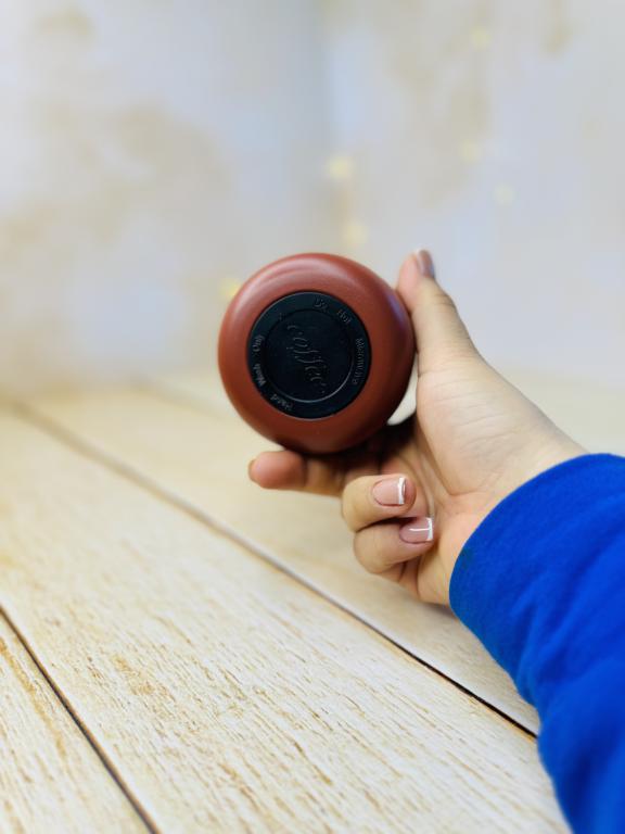 مینی تراول ماگ فانتزی دورچرمی استیل کد 2993