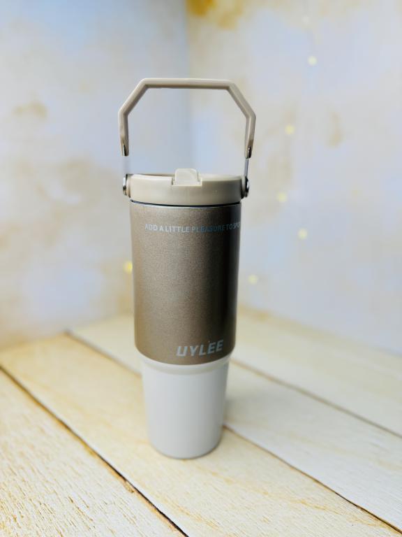 تامبلر تراول ماگ دسته دار سطلی UYLEE بدنه شاین بزرگ کد2994
