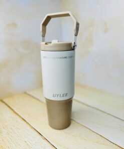 تامبلر تراول ماگ دسته دار سطلی UYLEE بدنه شاین بزرگ کد2994