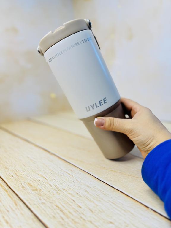 تامبلر تراول ماگ دسته دار سطلی UYLEE بدنه شاین بزرگ کد2994