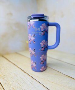 تامبلر تراول ماگ دوحالته گلدار دسته بغل 900 میل سیتارایوری SITARAYURI کد2992