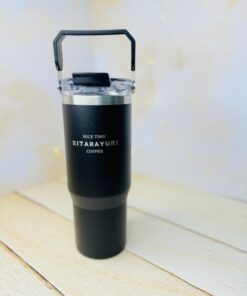 تراول ماگ تامبلر دسته دار سطلی دو حالته 900 میل SITARAYUR کد 2996