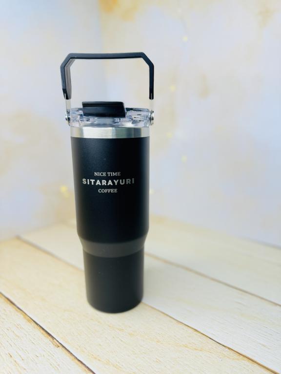 تراول ماگ تامبلر دسته دار سطلی دو حالته 900 میل SITARAYUR کد 2996