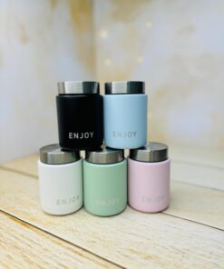 مینی فلاسک قهوه رنگ مات استیل برند ENJOY حجم 90 میل کد 2999