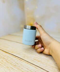 مینی فلاسک قهوه رنگ مات استیل برند ENJOY حجم 90 میل کد 2999