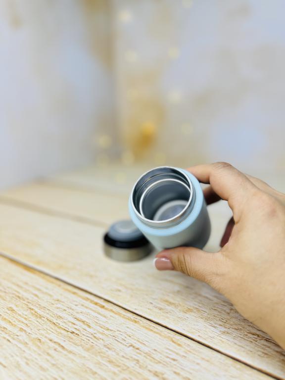 مینی فلاسک قهوه رنگ مات استیل برند ENJOY حجم 90 میل کد 2999