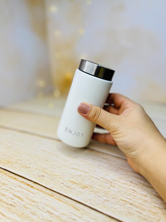 مینی فلاسک استیل رنگ مات ENJOY حجم 180 میل کد 3000