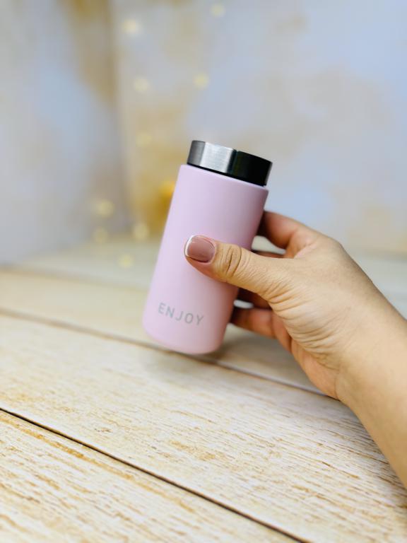 مینی فلاسک استیل رنگ مات ENJOY حجم 180 میل کد 3000