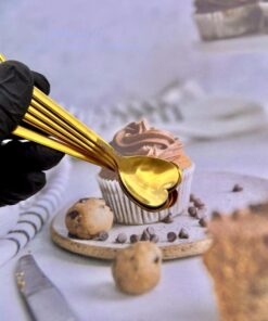 ست قاشق و چنگال و کارد استیل دسر خوری طرح ملودی کد3007